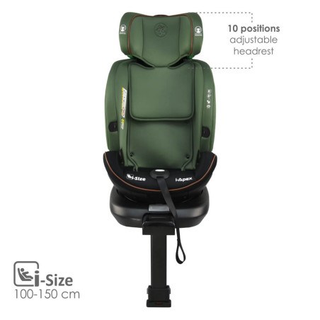 Κάθισμα Αυτοκινήτου Bebe Stars i-Apex i-Size 360° Green 916-176