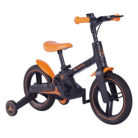 Ποδήλατο με βοηθητικές ρόδες Bebe Stars Speedy 4in1 Orange 811-174