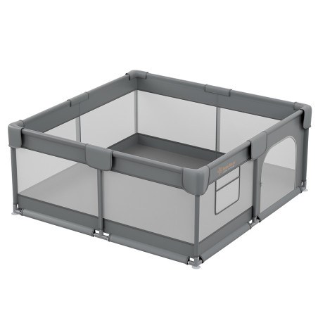 Πάρκο για μωρά τετράγωνο Bebe Stars 150x150cm Playzen Grey 880-100