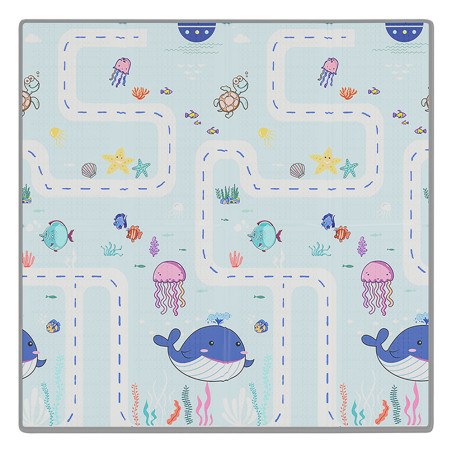 Χαλάκι δραστηριοτήτων διπλής όψης 150x150x1cm 100-503