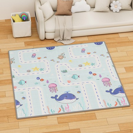 Χαλάκι δραστηριοτήτων διπλής όψης 150x150x1cm 100-503