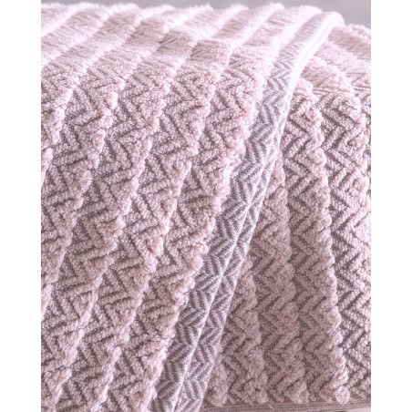 Σετ Πετσέτες 3 Τεμαχίων Rythmos(Συσκευασία Κουτιού) Thiva Λευκο 30x50,50x90,70x140