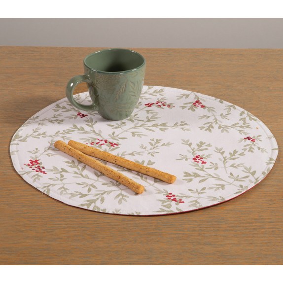 Χριστουγεννιάτικο Σουπλά Nef-Nef Hope Beige/Red D.38