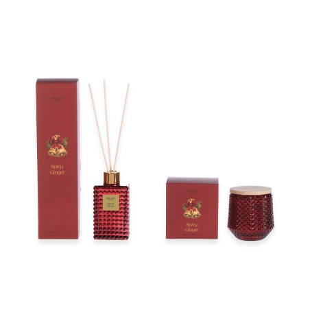 Χριστουγεννιάτικο Αρωματικο xώρου Nef-Nef Spicy Ginger Red 150ml