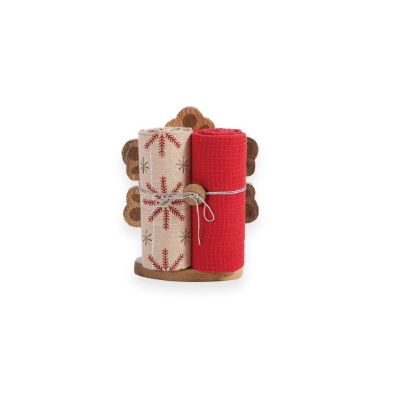 Χριστουγεννιάτικη Βάση Με Ποτηροπανα 2Τμχ Nef-Nef...