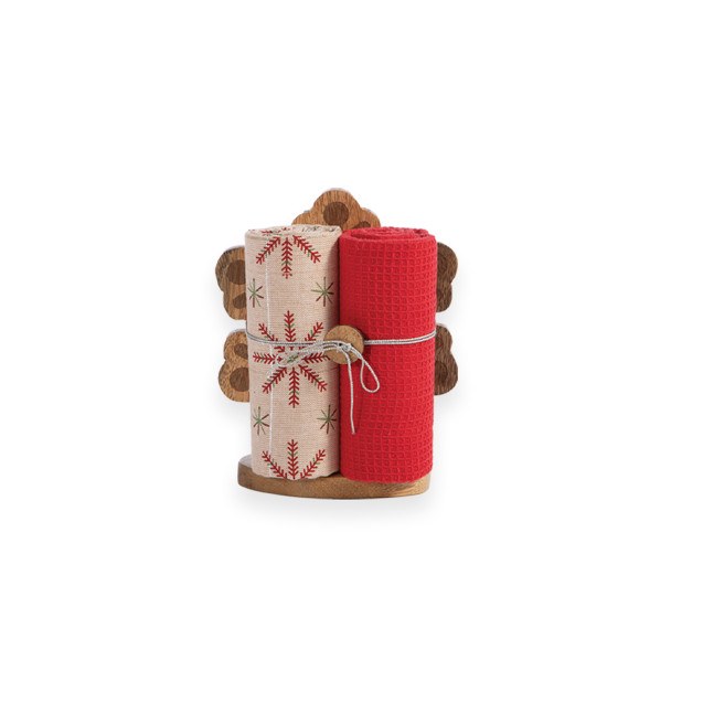 Χριστουγεννιάτικη Βάση Με Ποτηροπανα 2Τμχ...