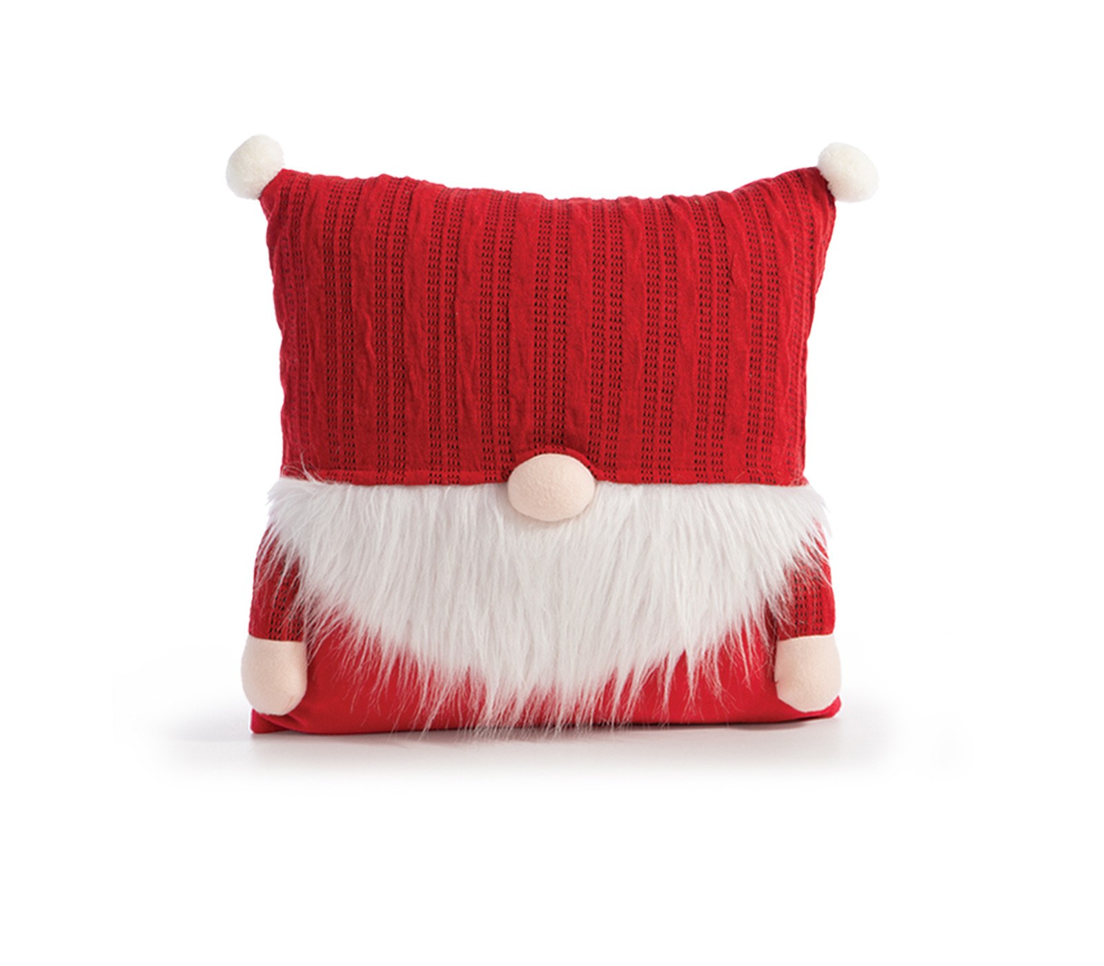Χριστουγεννιάτικη Διακοσμητική Μαξιλαροθήκη Nef-Nef Gnome Beard Red 40x40