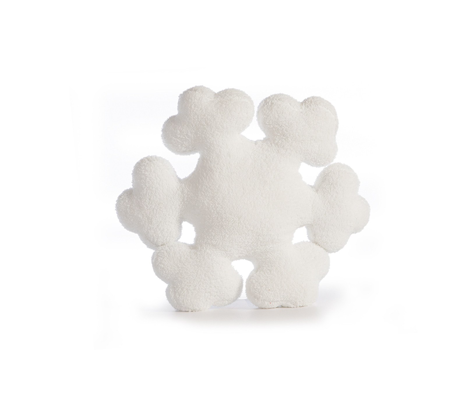 Χριστουγεννιάτικο Διακοσμητικό Μαξιλάρι Nef-Nef Snowflake White D.45