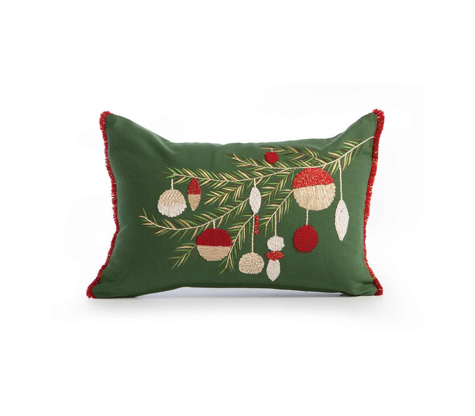 Χριστουγεννιάτικο Διακοσμητικό Μαξιλάρι Nef-Nef Noel Verde Green/Red 30x45