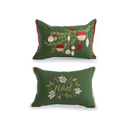 Χριστουγεννιάτικο Διακοσμητικό Μαξιλάρι Nef-Nef Noel Verde Green/White 30x45