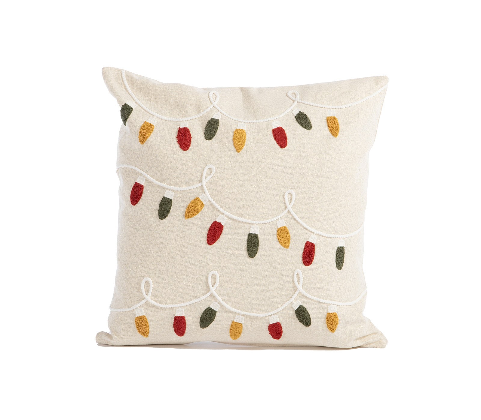 Χριστουγεννιάτικο Διακοσμητικό Μαξιλάρι Nef-Nef Happy Holiday Beige 45x45