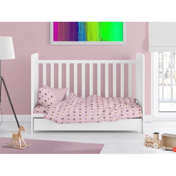 Παπλωματοθήκη Εμπριμέ bebe Looney Tunes 39 120X160 Pink...