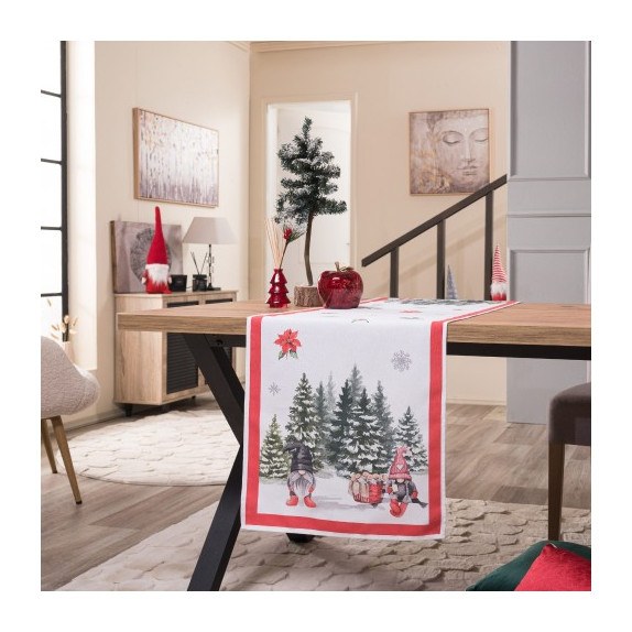 Χριστουγεννιάτικη Τραβέρσα Teoran Siegen - 45x140cm