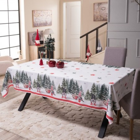 Χριστουγεννιάτικη Τραπεζομάντηλο Teoran Siegen - 140x140cm