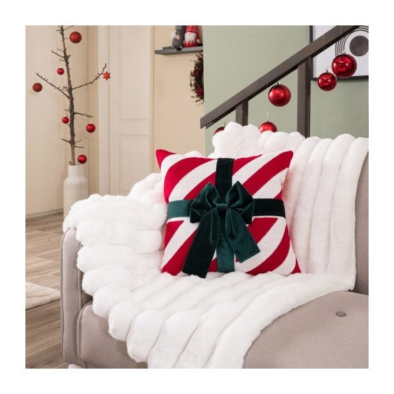 Χριστουγεννιάτικη Μαξιλαροθήκη Teoran Sven 10 - 45x45cm...