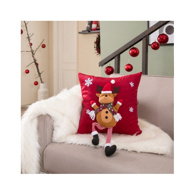Χριστουγεννιάτικη Μαξιλαροθήκη Teoran Sven 11 -...