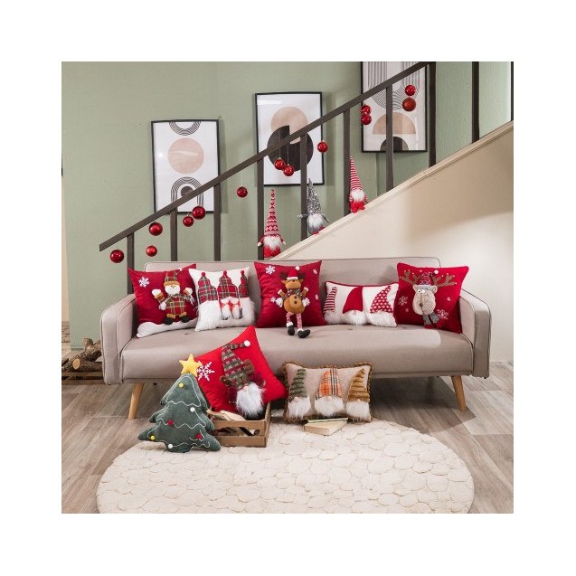 Χριστουγεννιάτικη Μαξιλαροθήκη Teoran Sven 11 -...