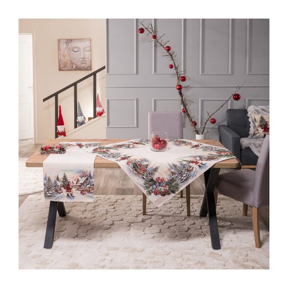 Χριστουγεννιάτικο Καρέ &amp Τραβέρσα Teoran Minden (Σετ...