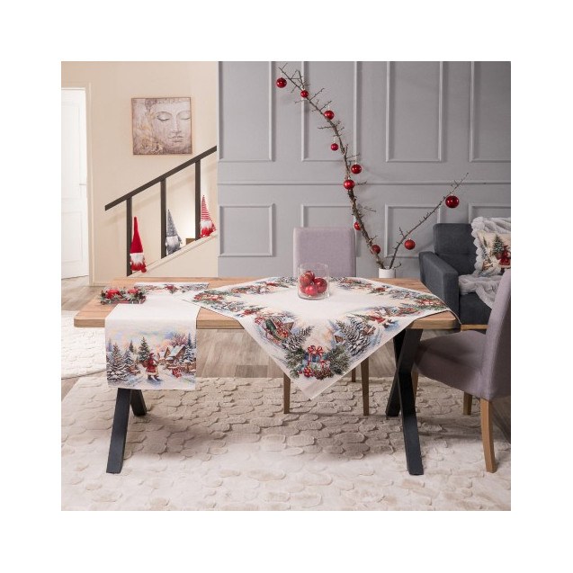 Χριστουγεννιάτικο Καρέ &amp Τραβέρσα Teoran...