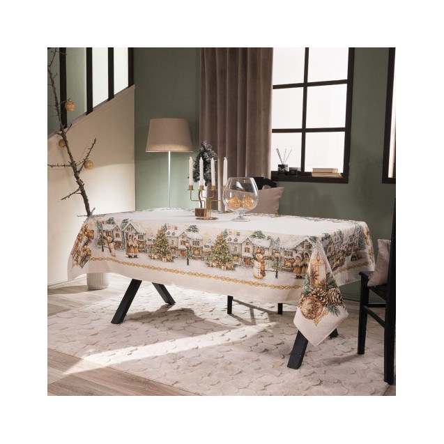 Χριστουγεννιάτικη Τραπεζομάντηλο Teoran...