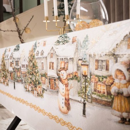 Χριστουγεννιάτικη Τραπεζομάντηλο Teoran Millstatt - 140x220cm