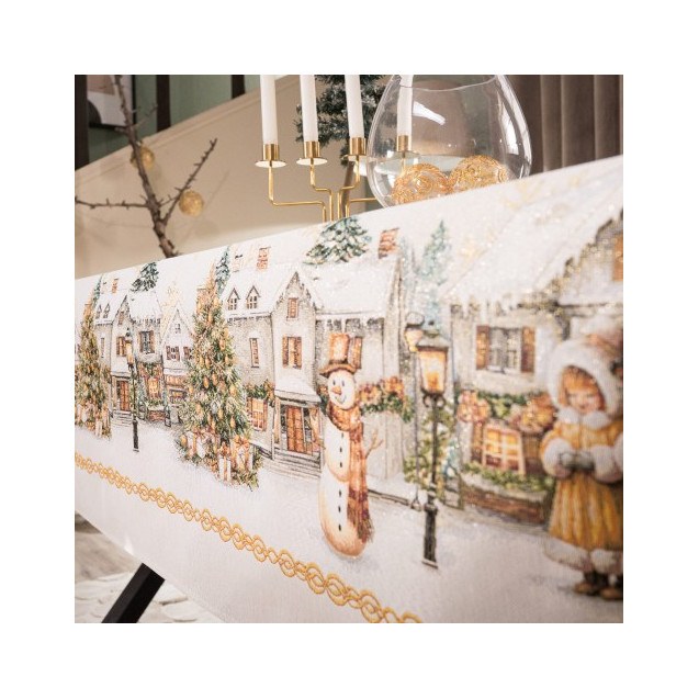 Χριστουγεννιάτικη Τραπεζομάντηλο Teoran...