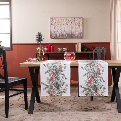 Χριστουγεννιάτικη Τραβέρσα Teoran Witten - 45x140cm