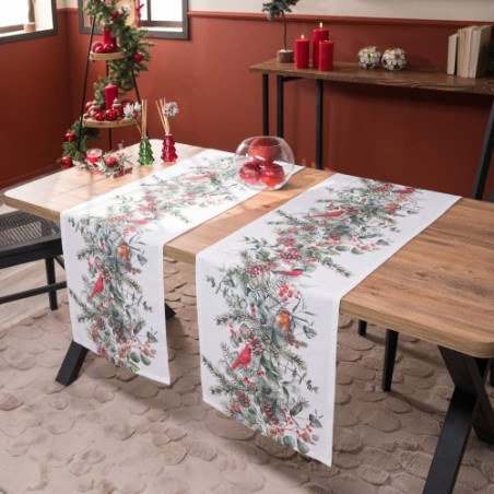 Χριστουγεννιάτικη Τραβέρσα Teoran Witten - 45x140cm