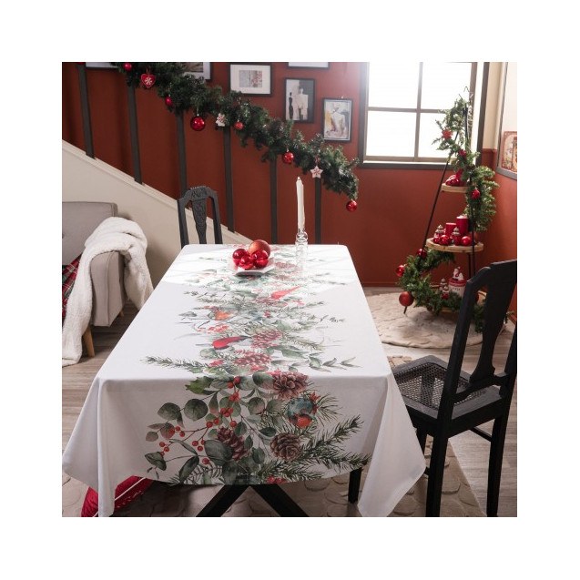 Χριστουγεννιάτικη Τραπεζομάντηλο Teoran Witten...