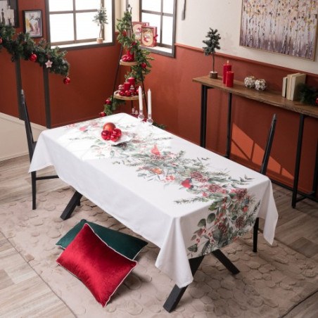 Χριστουγεννιάτικη Τραπεζομάντηλο Teoran Witten - 140x140cm