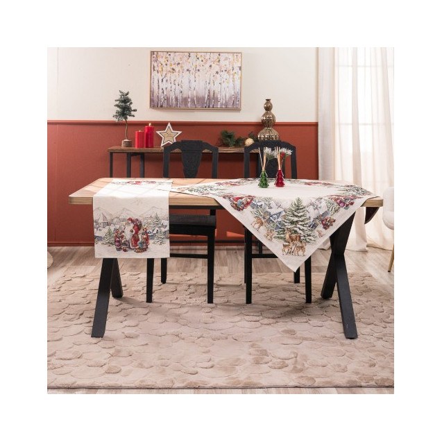 Χριστουγεννιάτικο Καρέ &amp Τραβέρσα Teoran...