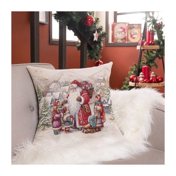 Χριστουγεννιάτικη Μαξιλαροθήκη Teoran Emden - 45x45cm με...