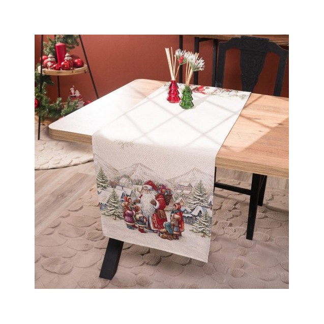 Χριστουγεννιάτικη Τραβέρσα Teoran Emden - 45x140cm