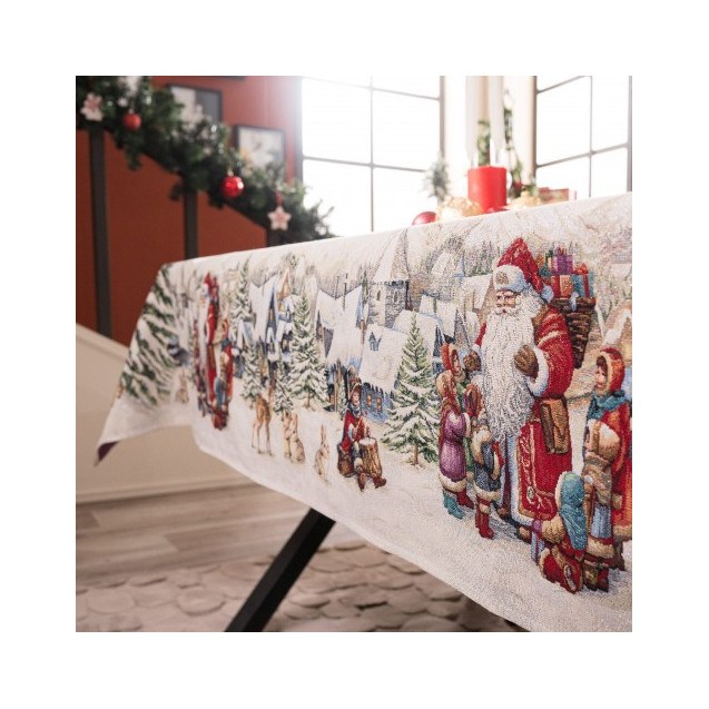 Χριστουγεννιάτικη Τραπεζομάντηλο Teoran Emden -...
