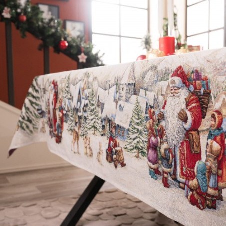 Χριστουγεννιάτικη Τραπεζομάντηλο Teoran Emden - 140x220cm