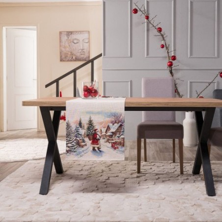 Χριστουγεννιάτικη Τραβέρσα Teoran Minden - 45x140cm