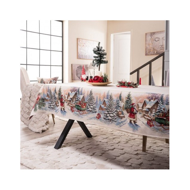 Χριστουγεννιάτικη Τραπεζομάντηλο Teoran Minden...
