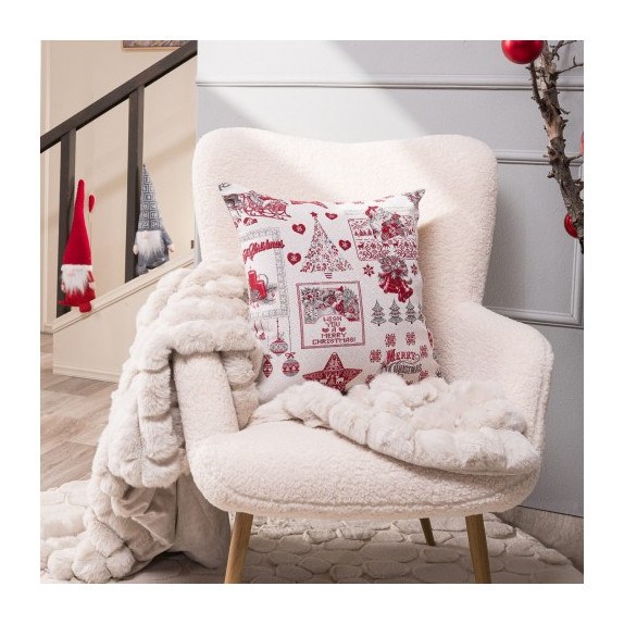 Μαξιλαροθήκη Gilgen - 50x50cm με γέμιση-52018004