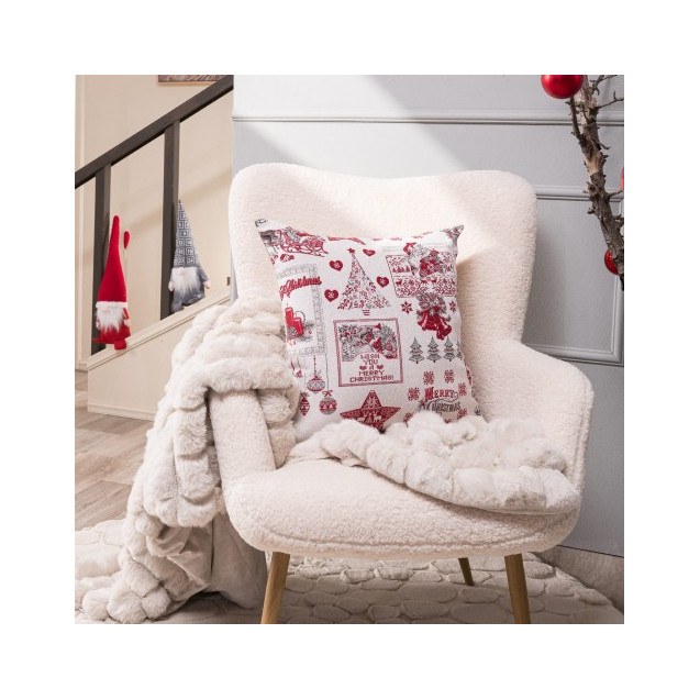 Μαξιλαροθήκη Gilgen - 50x50cm με γέμιση-52018004