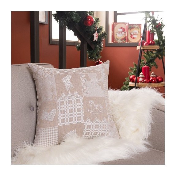 Μαξιλαροθήκη Mariazell 02 - 45x45cm με γέμιση-52017126