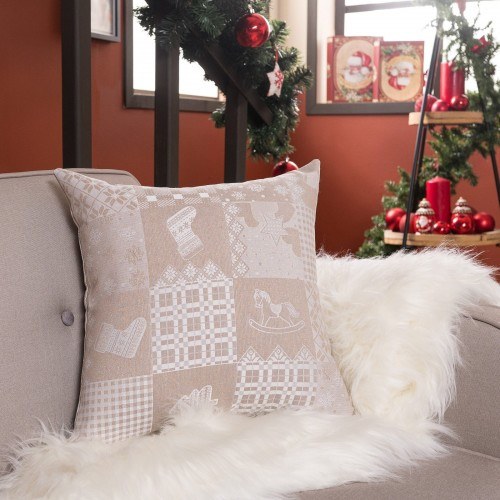 Μαξιλαροθήκη Mariazell 02 - 65x65cm δαπέδου με γέμιση -52017130