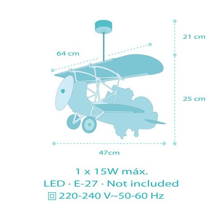 Little Crocodile παιδικό φωτιστικό οροφής (54542)