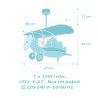 Little Lion planes παιδικό φωτιστικό οροφής (54602)