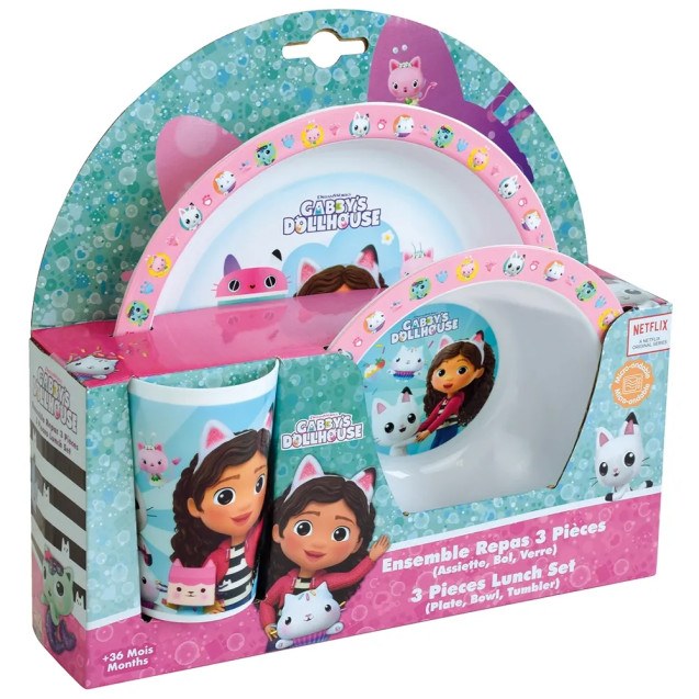 Gabby's Dollhouse παιδικό σερβίτσιο φαγητού...