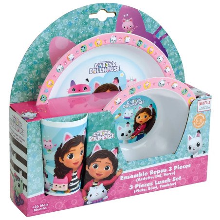 Gabby's Dollhouse παιδικό σερβίτσιο φαγητού (006263)