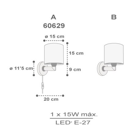 Rhino and Croco απλίκα τοίχου (60629)