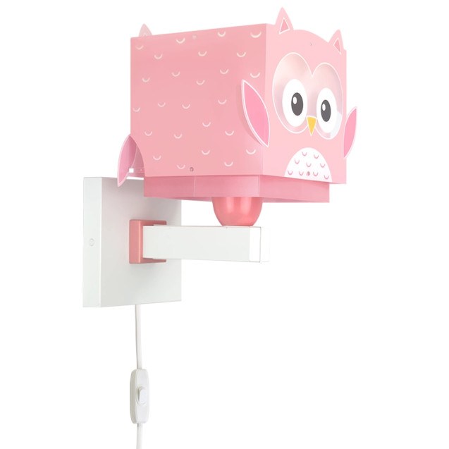 Little Pink Owl απλίκα τοίχου (64489)
