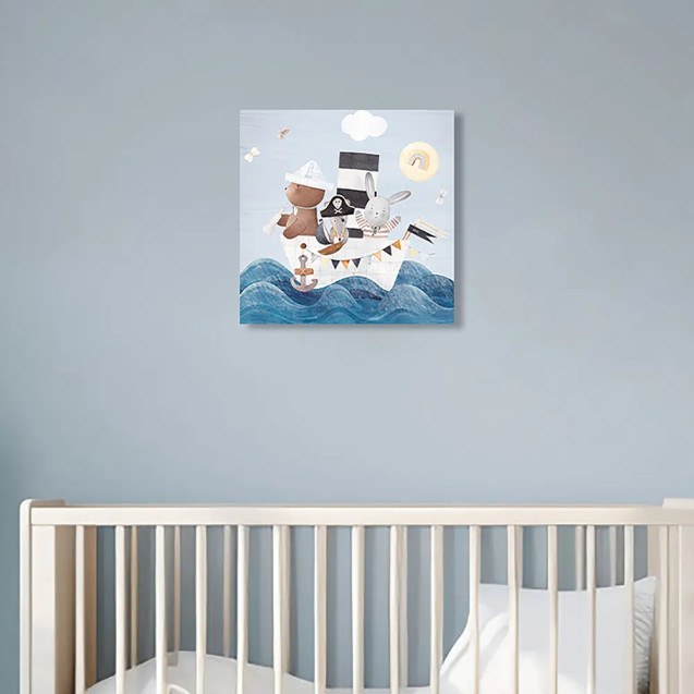 Smiling Friends Sailing ξύλινο κάδρο (21222)