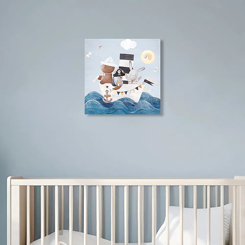 Smiling Friends Sailing ξύλινο κάδρο (21222)