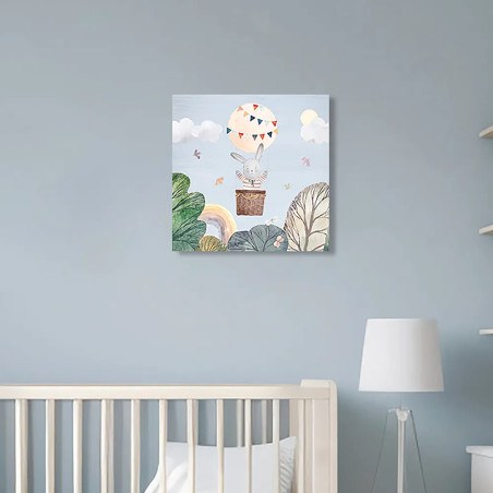 Flying Rabbit ξύλινο κάδρο (21223)